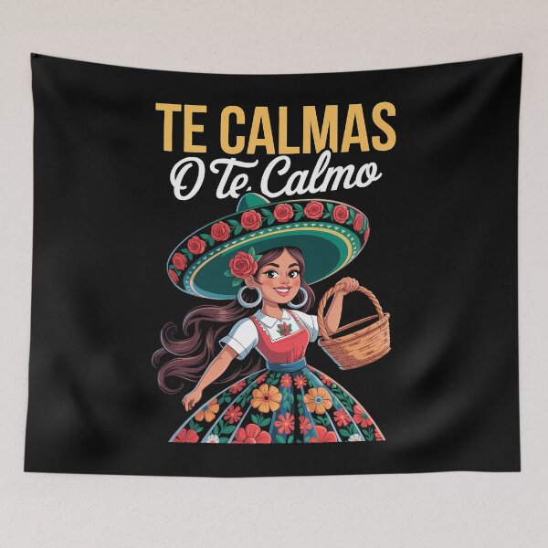 Item preview, Spanish Mom Te Calmas O Te Calmo Happy Mothers Day Mexican designed and sold by PunkNation-Arts.