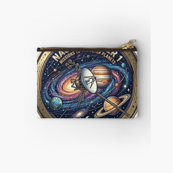 Item preview, NASA Voyager 1 Deep Space Mission Vintage Badge designed and sold by RedVista.