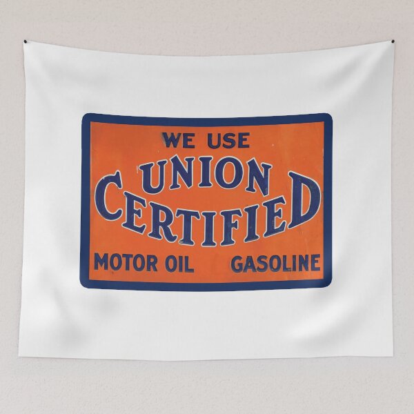 Item preview, Vintage Union Certified Motor Oil and Gasoline designed and sold by QuayTradingCo.