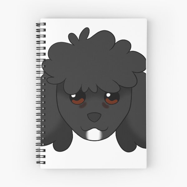 Item preview, Black Standard Cut Poodle White Chin Tear Stains designed and sold by OliRoseArt.
