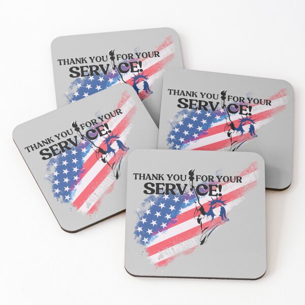 Item preview, Patriotic Thank You For Your Service USA Flag  designed and sold by AXENT Designs.