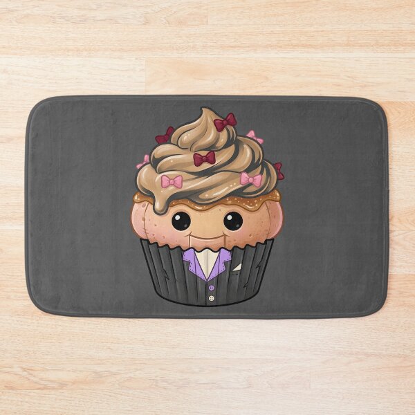 Item preview, Cute Ventriloquist Cupcake – Spooky Kawaii Puppet (Dark) designed and sold by nocticute-store.
