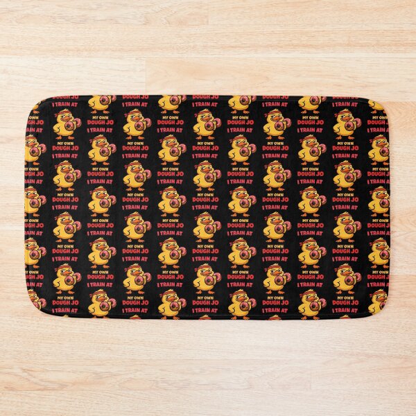 Item preview, I Train At My Own Dough Jo Funny Gym Duck Donut Design designed and sold by TeeTimeTreasure.