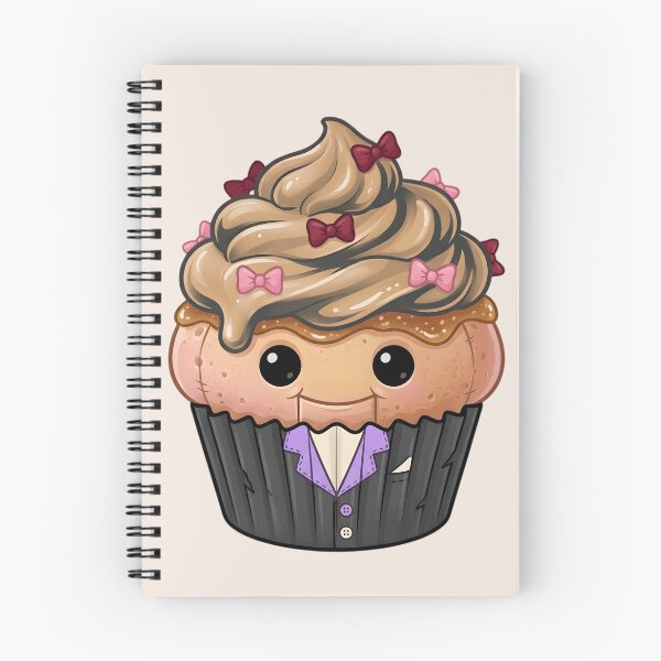 Item preview, Cute Ventriloquist Cupcake – Spooky Kawaii Puppet (White) designed and sold by nocticute-store.