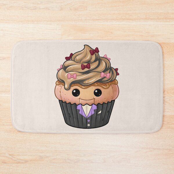 Item preview, Cute Ventriloquist Cupcake – Spooky Kawaii Puppet (White) designed and sold by nocticute-store.