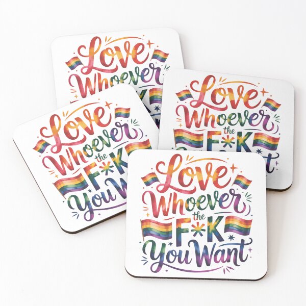 Item preview, Love Whoever the Fuck you want LGBTQ  Pride Month designed and sold by Moon-Ape.