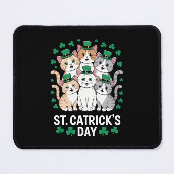 Item preview, St Catrick's Day Cats Animal St Patrick's Day Boys Girls designed and sold by PunkNation-Arts.