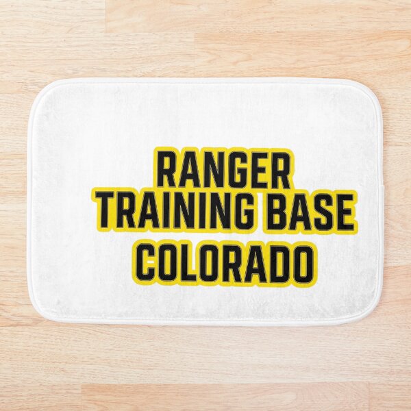 Item preview, Ranger Training Base Colorado black yellow text art , gift for Colorado ranger comander  designed and sold by IRON WINGS /USAF.