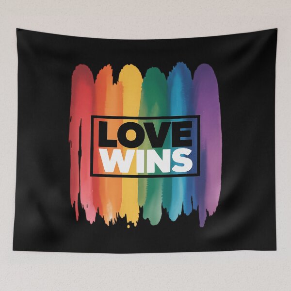 Item preview, Love Wins gay Pride Queer LGBT Love Rainbow Love LGBTQ Support Love Pride Month Lgbtq designed and sold by PunkNation-Arts.