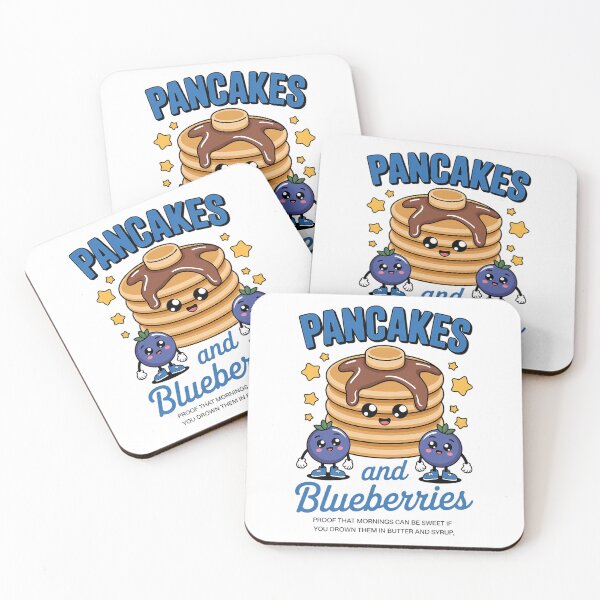 Item preview, Pancakes & Blueberries - Cottagecore Breakfast designed and sold by PunkNation-Arts.