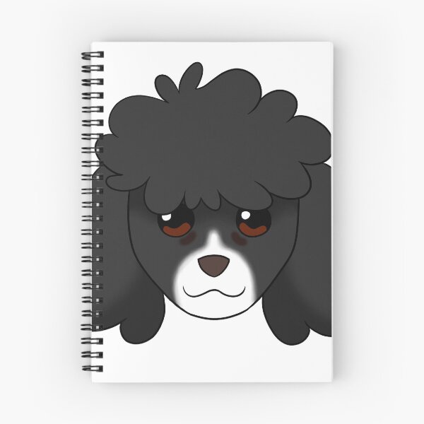 Item preview, Black Standard Cut Poodle White Snout Tear Stains designed and sold by OliRoseArt.