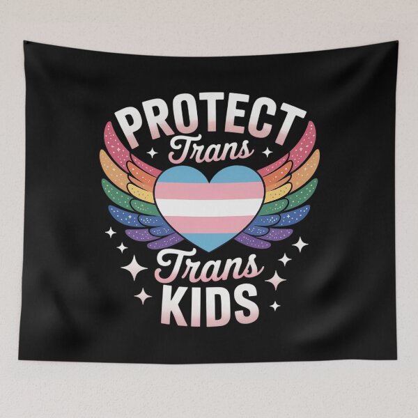 Item preview, Protect Trans Kids, Transgender Heart, LGBT Pride designed and sold by Moon-Ape.