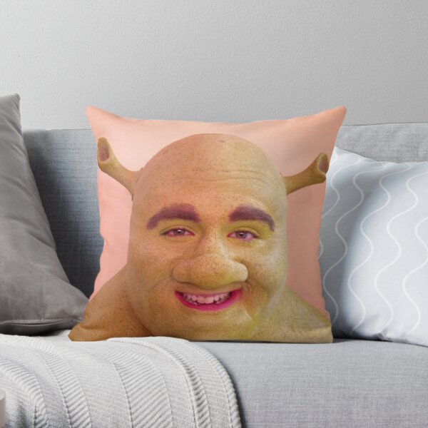 The Shrek Family Throw Pillow, Shrek Fiona _amp_ Shrek Get Ogre It Throw  Pillow