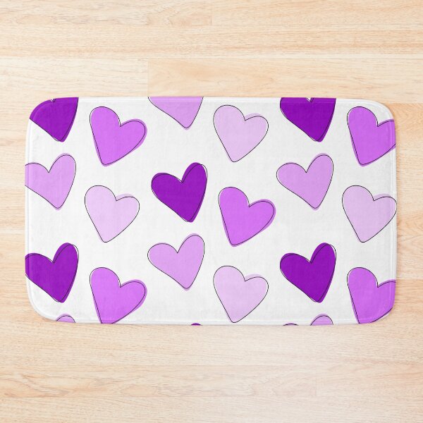 Item preview, Cute Purple Hearts | Pastel Purple Hearts Aesthetic | Girly Love Design | Hearts Sticker Set designed and sold by Nesstitches.