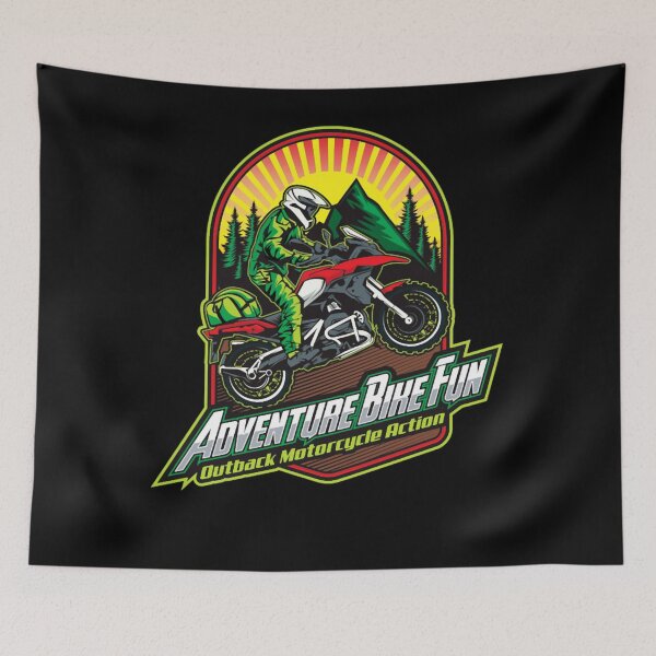 Item preview, Adventure Bike Fun Offroad Rider Design designed and sold by FroggyBaBoy.