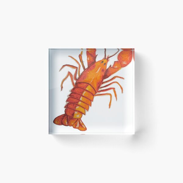 Item preview, Cute Red-Orange Lobster designed and sold by luceromiro.