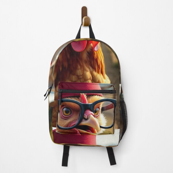 Item preview, Funny Chicken With Glasses and Red Hat designed and sold by Hafcishop.