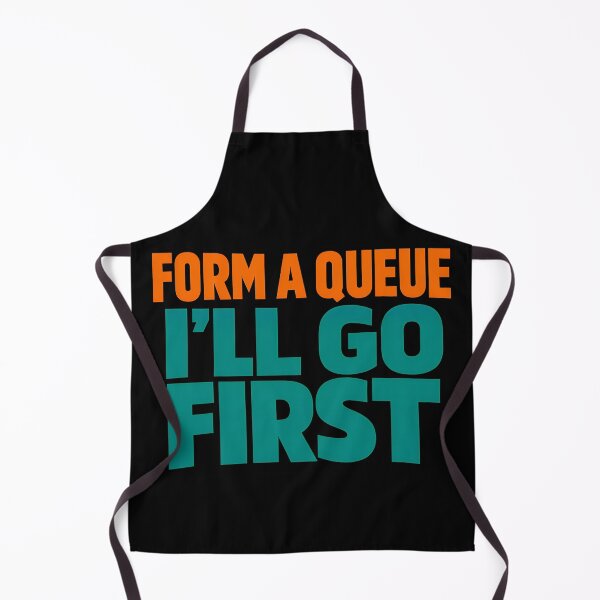 Aperçu de l'œuvre Faites la queue, je passe en premier ! (Humour britannique) créée et vendue par TeeTimeTreasure.