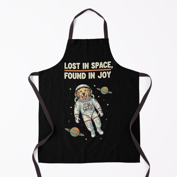 Item preview, Golden Retriever Astronaut — Lost in Space Found in Joy Retro Space Art designed and sold by FlamaC.