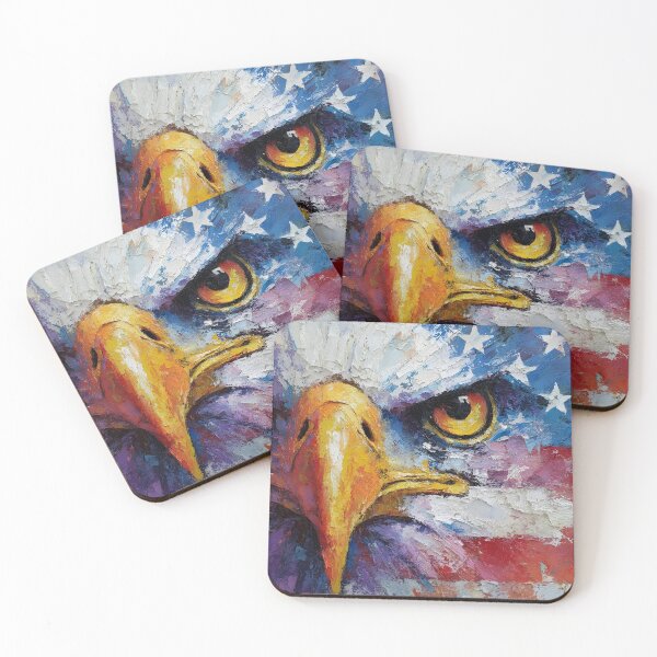 Item preview, Abstract realism patriotic american eagle art designed and sold by dcrc.