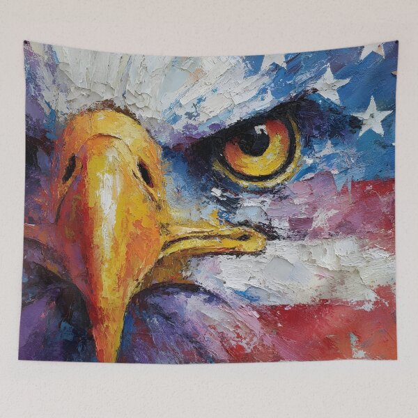 Item preview, Abstract realism patriotic american eagle art designed and sold by dcrc.