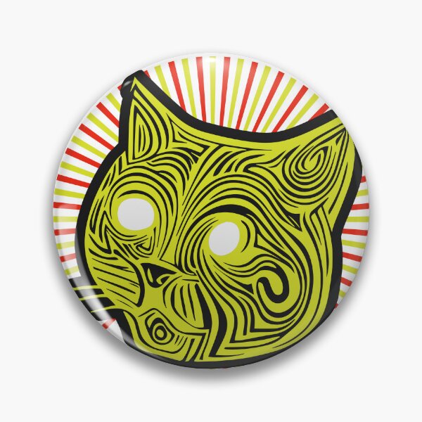 Item preview, Psychedelic Cat illustration designed and sold by Desikhanna123.