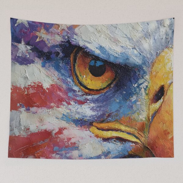 Item preview, Abstract realism patriotic american eagle art designed and sold by dcrc.