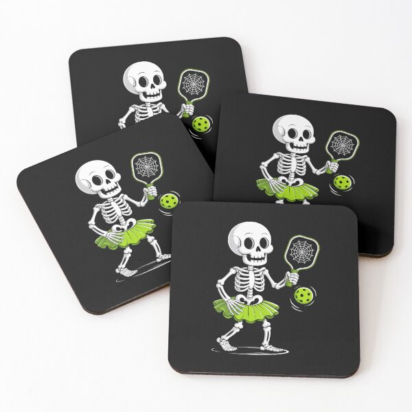 Item preview, Spooky Pickleball Halloween Skeleton designed and sold by papertaless.