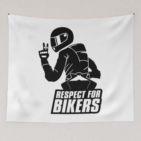 Item preview, Respect For Bikers Rider Graphic designed and sold by FroggyBaBoy.