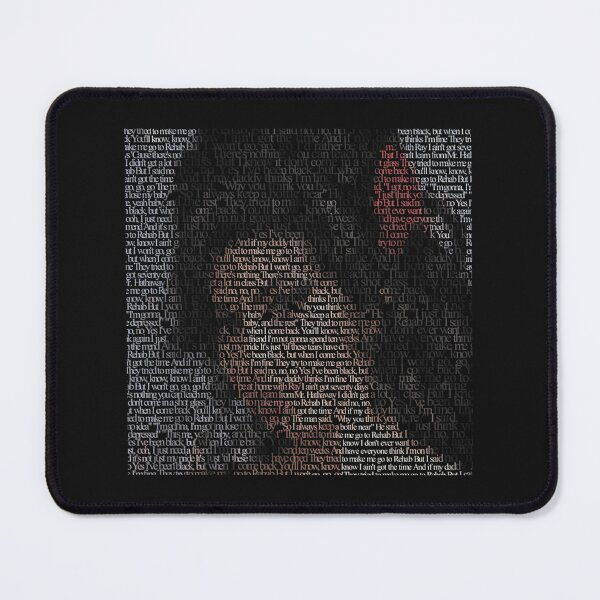 Item preview, Amy Winehouse 'Rehab' Lyrics Inspired designed and sold by word4world.