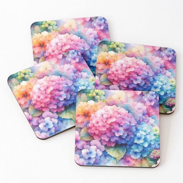 Item preview, Multicolored Old Fashioned Hydrangeas  designed and sold by TinCatOutPost.