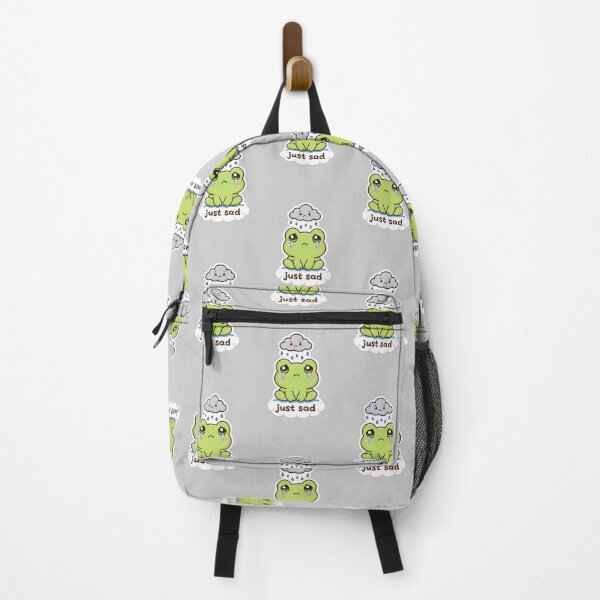 Item preview, Just Sad Frog Sticker – Cute Crying Frog Relatable Sad Mood Meme Sticker designed and sold by Qingtian814.