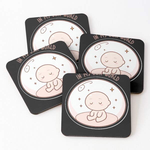Item preview, “In My Own World – Cute Introvert Aesthetic Design” designed and sold by Migiteart.