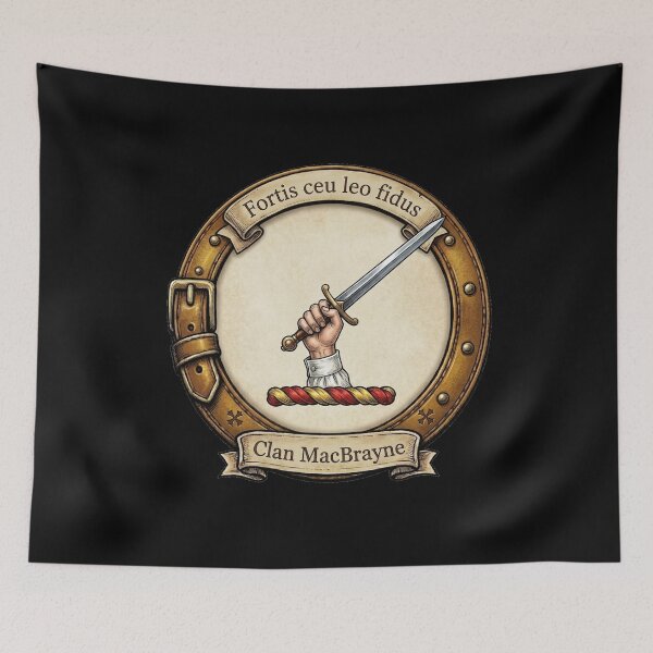 Item preview, Clan MacBrayne Crest designed and sold by BagTown Clans.