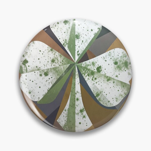 Item preview, Cubist Three Leaf Clover with Distressed Texture designed and sold by Bloomkept.