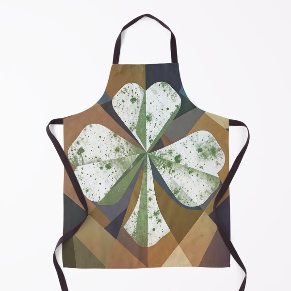 Item preview, Cubist Three Leaf Clover with Distressed Texture designed and sold by Bloomkept.