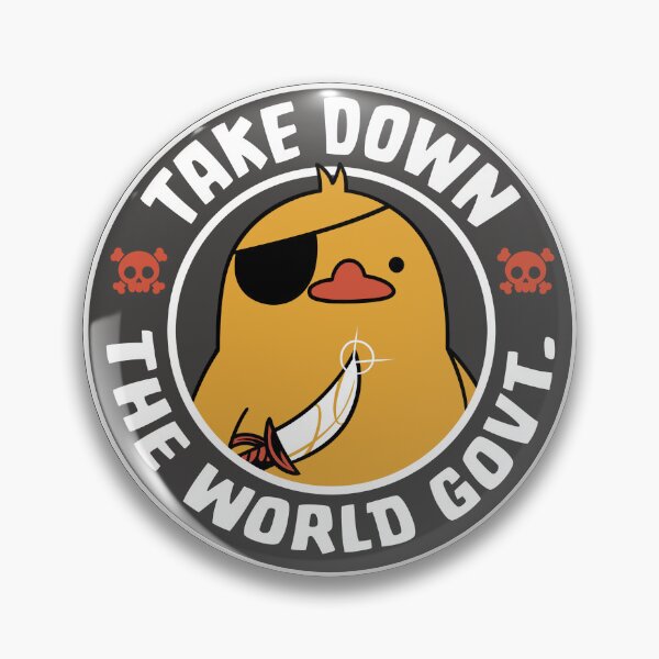 Item preview, Take Down The World Government Pirate Duck by Tobe Fonseca designed and sold by Tobe Fonseca®.
