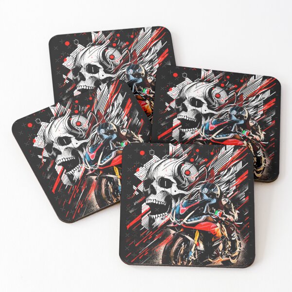 Item preview, RSV4 Skull Racing Street Art designed and sold by FroggyBaBoy.