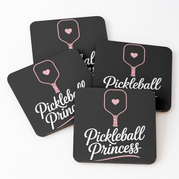 Item preview, Pickleball Princess Cute Paddle Heart Pickleball designed and sold by Moon-Ape.