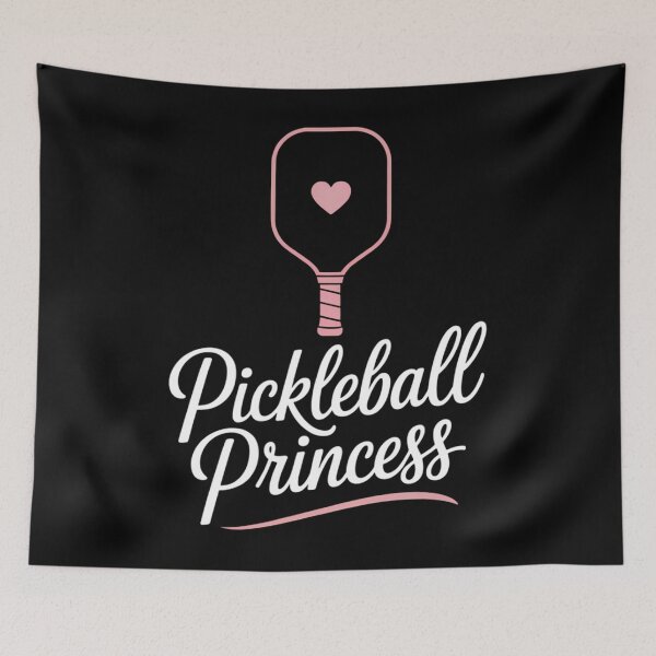 Item preview, Pickleball Princess Cute Paddle Heart Pickleball designed and sold by Moon-Ape.