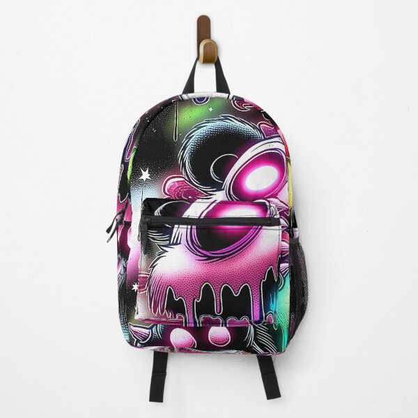 Item preview, Glowing Panda Rainbow Drip Dark Art Print designed and sold by DonaldWaltersxx.