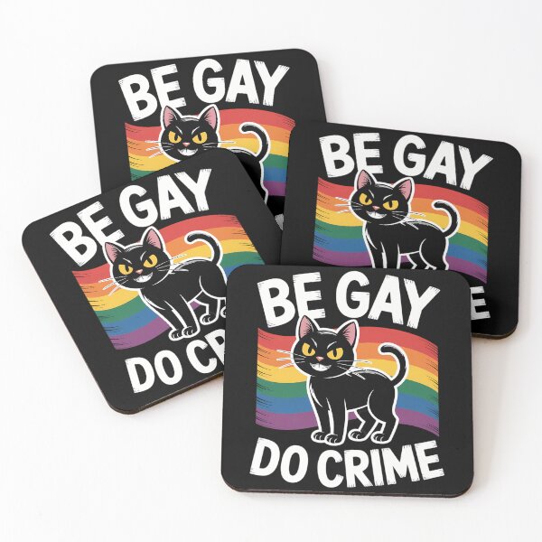 Item preview, LGBT Ally Cat Pride Rainbow Kitten Be Gay Do Crime designed and sold by Moon-Ape.