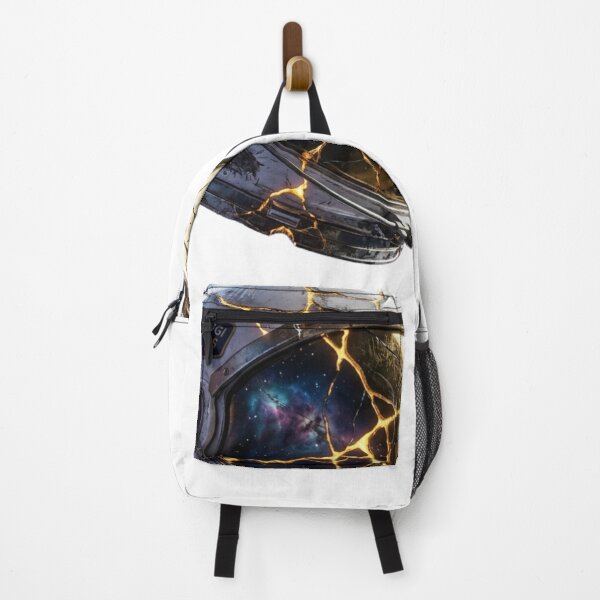 Item preview, ​Broken Astronaut Helmet Kintsugi Gold Art designed and sold by RickyStick.