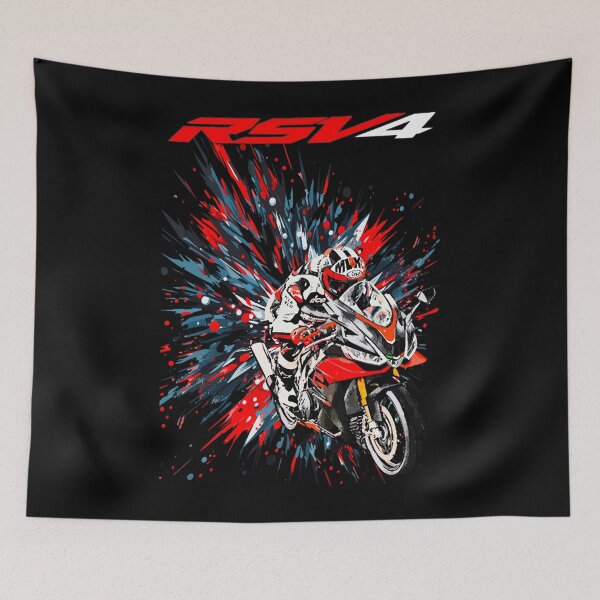 Item preview, RSV4 Sportbike Splash Racing Art designed and sold by FroggyBaBoy.