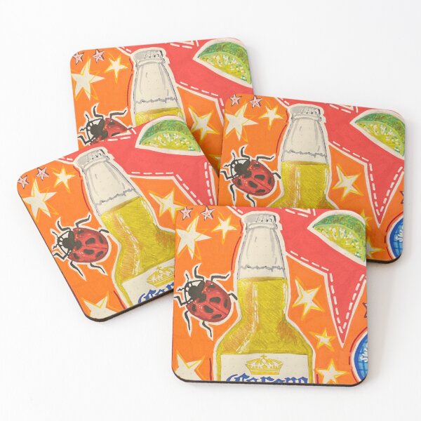 Item preview, Eclectic Summer Vibe: ladybug, corona beer, lime designed and sold by luceromiro.