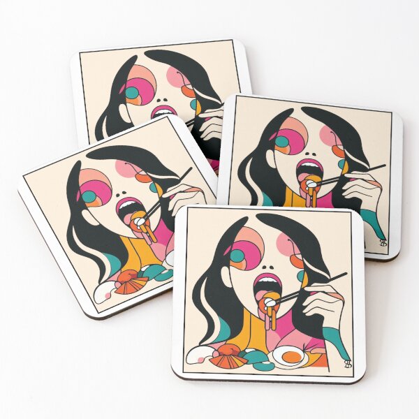 Item preview, Sushi Girl Illustration designed and sold by SHELOPS.