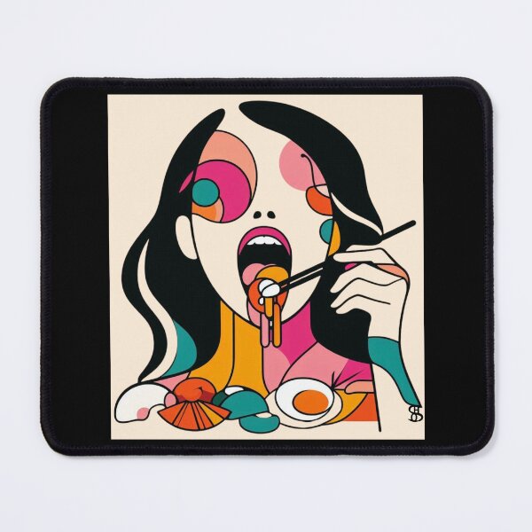 Item preview, Sushi Girl Illustration designed and sold by SHELOPS.