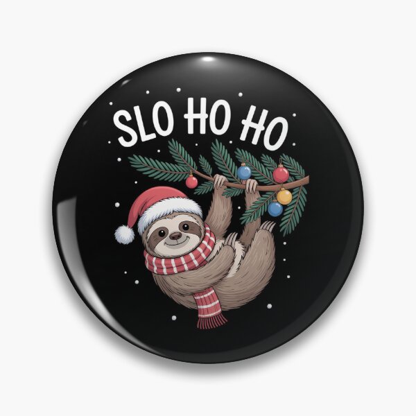 Item preview, Slo Ho Ho Merry Slothmas - Sloth Christmas designed and sold by Moon-Ape.