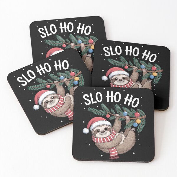 Item preview, Slo Ho Ho Merry Slothmas - Sloth Christmas designed and sold by Moon-Ape.