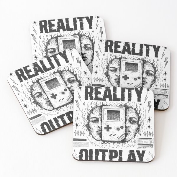 Item preview, Reality Outplay Retro Gaming Subconscious Art designed and sold by Raw-Ink.